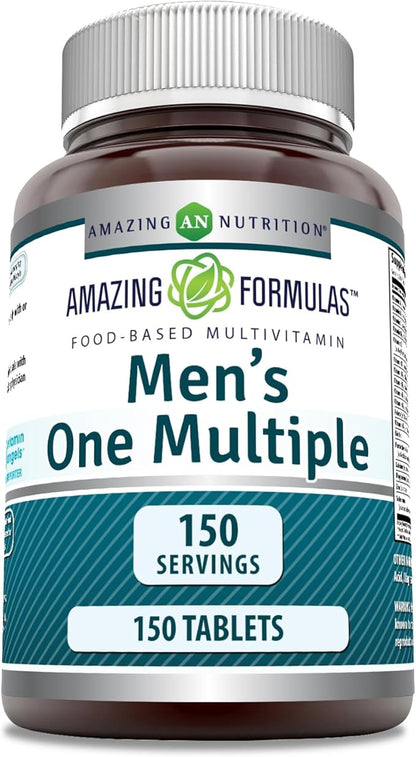 Amazing Formulas Men's One Multiple 150 Tablets 25 Million
