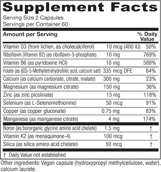 Vitanica, OsteoBlend, Bone Support, Vegan, 120