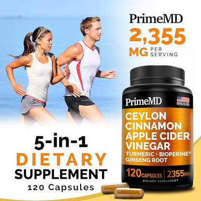 5-in-1 Ceylon Cinnamon Capsules 2355mg