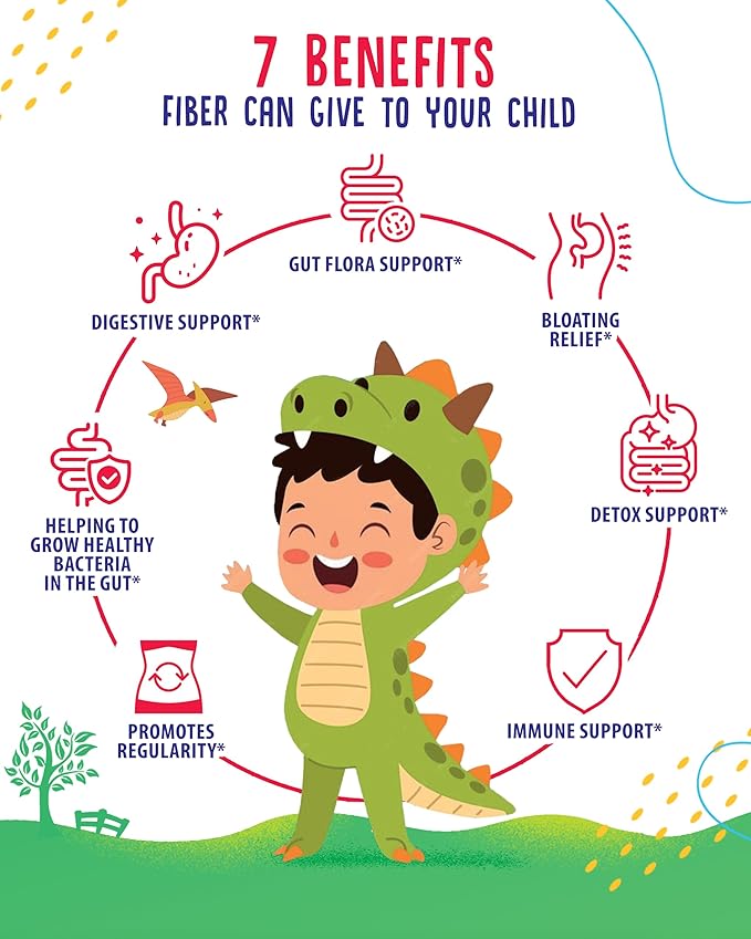 SUNNY SAM Fiber Gummies for Kids & Adults - Fiber Chewable Immunity Gummy