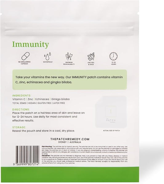 The Patch Remedy Immunity Patches 30 Topical 24 Hours