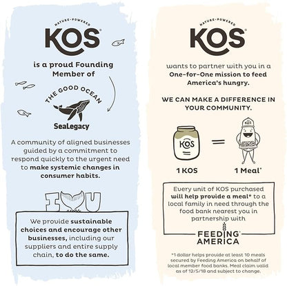 KOS Calming Blue Spirulina Blend- USDA 28 Servings