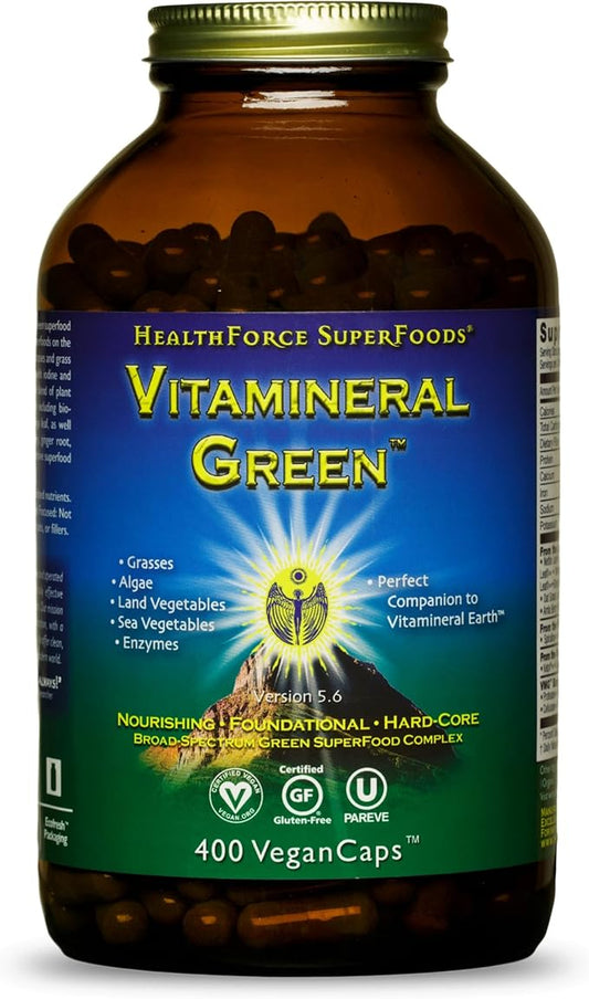 HEALTHFORCE SUPERFOODS Vitamineral Green 400 Capsules