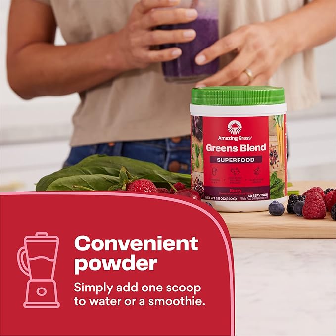 Amazing Grass Greens Superfood Powder: Greens 100 Servings