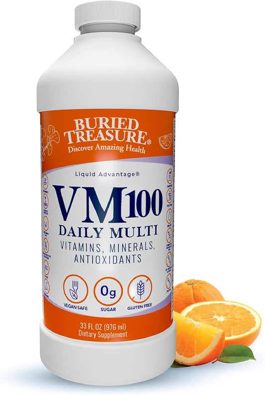 Buried Treasure VM100 Complete Daily Liquid 32 Servings 32 Ounce