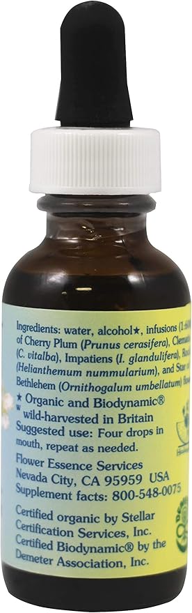 Flower Essence Services, Five-Flower Formula Dropper 1 oz