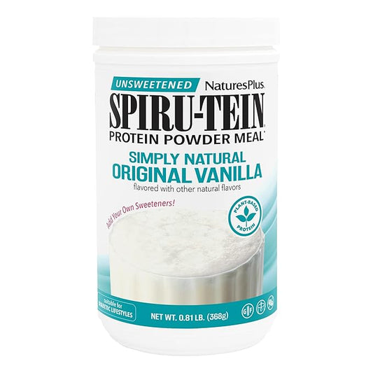 Natures Plus SPIRU-TEIN Simply Natural, Original Vanilla 0.81 lb 16 Total