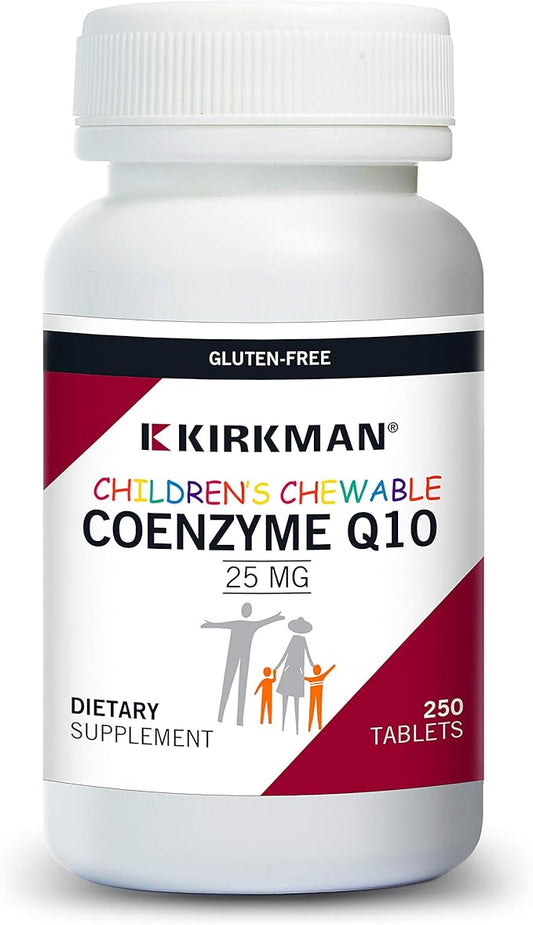 Kirkman Coenzyme Q10 25 mg Children's 250 Tablets CoQ10 ||