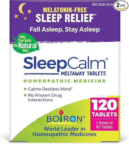 Boiron SleepCalm Sleep Aid for Deep, 60 Count 2)