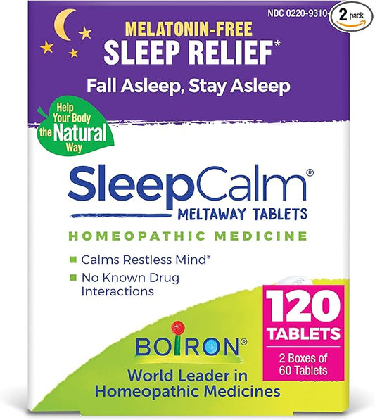Boiron SleepCalm Sleep Aid for Deep, 60 Count 2)