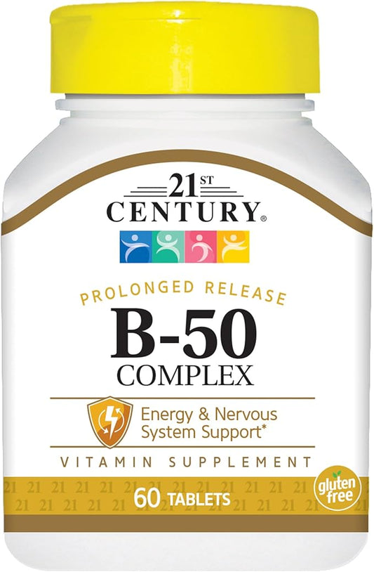 21st Century B-50 Complex Prolonged Release 60-Count (Pack 2)