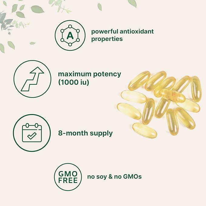Micro Ingredients Vitamin E 1000 IU, 240 Softgels