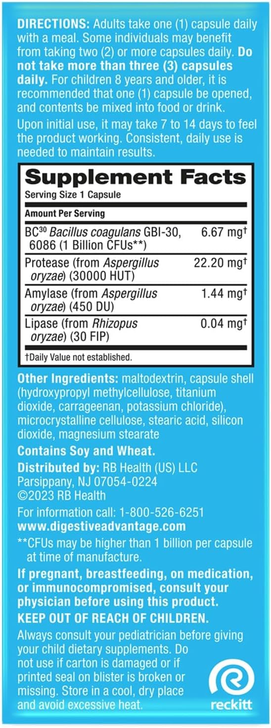 Digestive Advantage IBS Probiotics For Women 96 Capsules