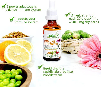Immune Strength Herbal Tincture – Natural (50 mL)