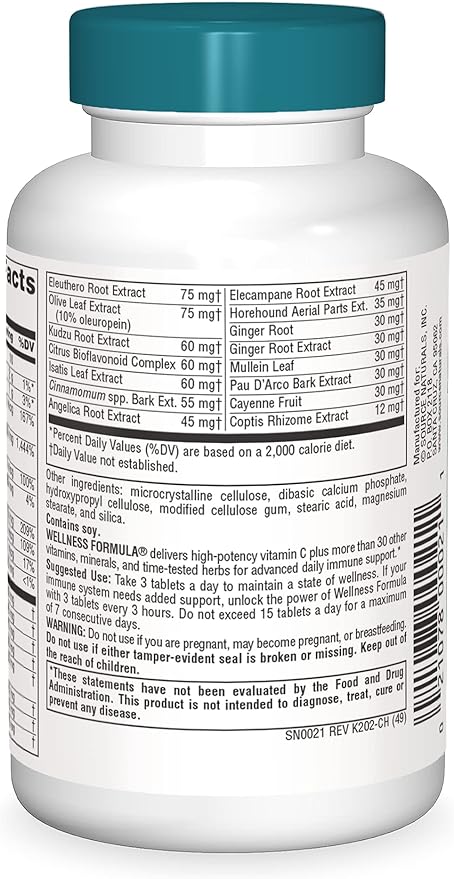 Source Naturals Wellness Formula Bio-Aligned Vitamins 45 Tablets