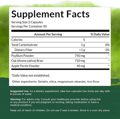 Swanson Tri-Fiber Complex (100 Capsules)