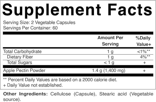 Vitamatic 2 Pack Apple Pectin 700 120 Vegetarian