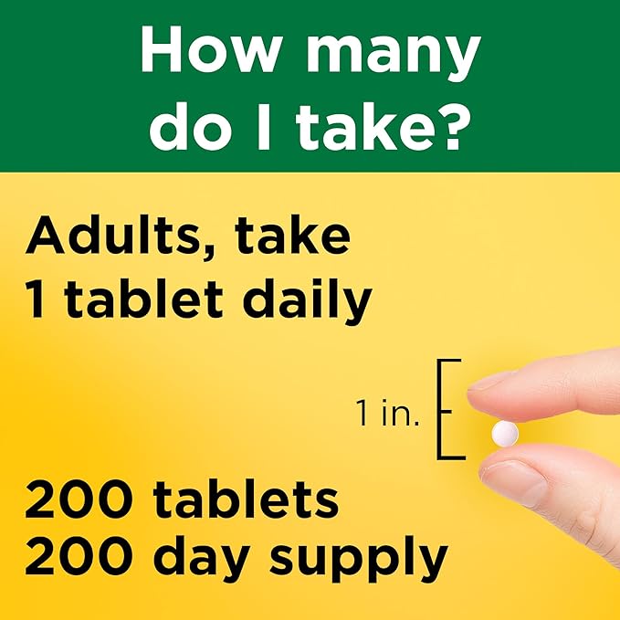 Nature Made Vitamin B12 500 mcg, 200 Tablets, 200 Day