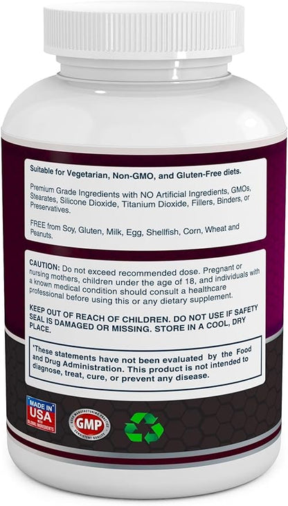 Turmeric Curcumin Complex with Black Pepper Extract 755mg per 180 Veg. 95% Standardized