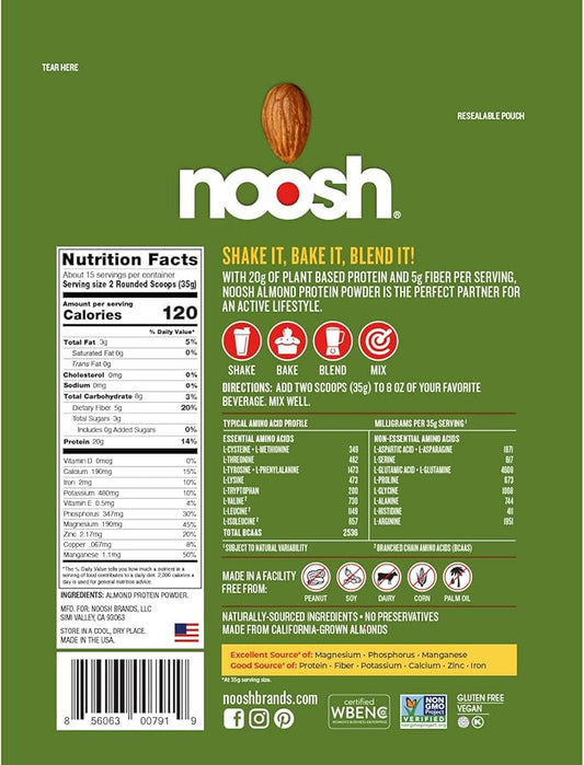 Plant Based Almond Protein Powder Unflavored 35 Gram