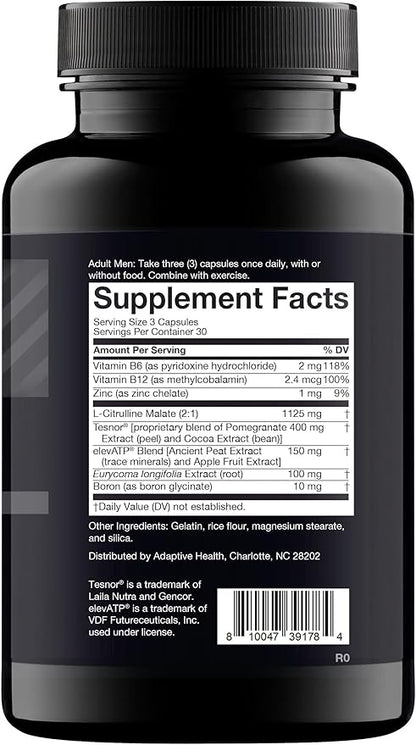 Nugenix Total-T, Free and Total Testosterone Booster Supplement for Men, 180 Count