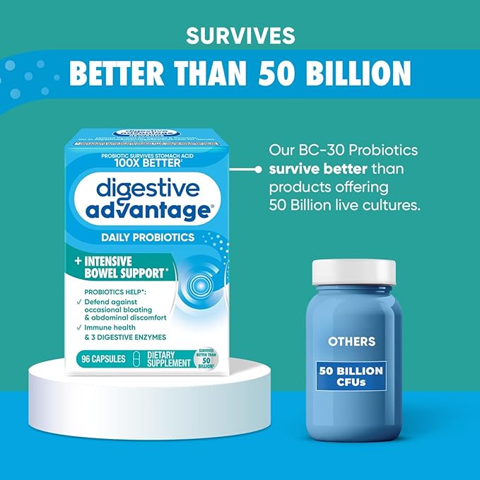 Digestive Advantage IBS Probiotics For Women 96 Capsules