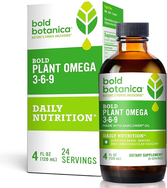 Plant Omega 3-6-9, with Ahiflower Oil, 3, Complete 4 oz