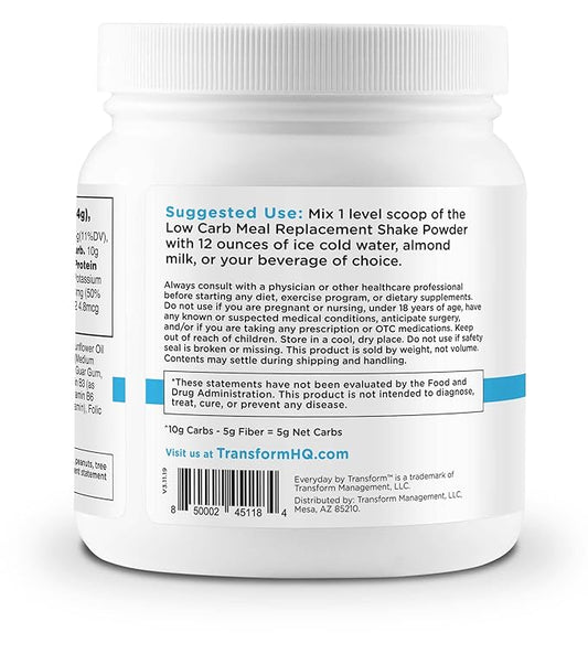 TransformHQ Meal Replacement Shake Powder 7