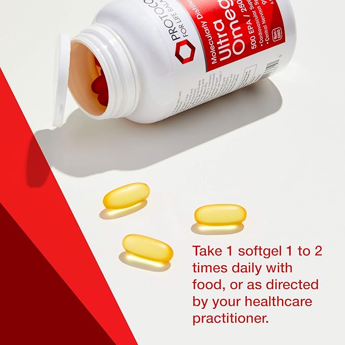 Protocol Ultra Omega-3-500mg EPA & 250mg DHA 90 Softgels