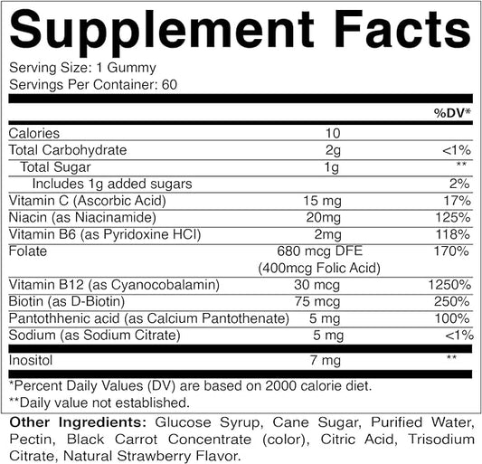 Vitamatic Vitamin B Complex Gummies 60 Gummies (1 Bottle)