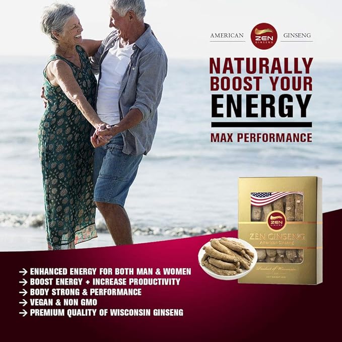 4 Boxes American Ginseng Root — (4oz/Box) Performance