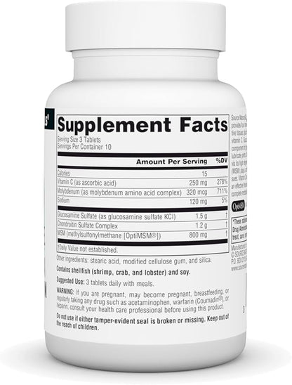 Source Naturals Glucosamine Chondroitin Complex 30 Tablets