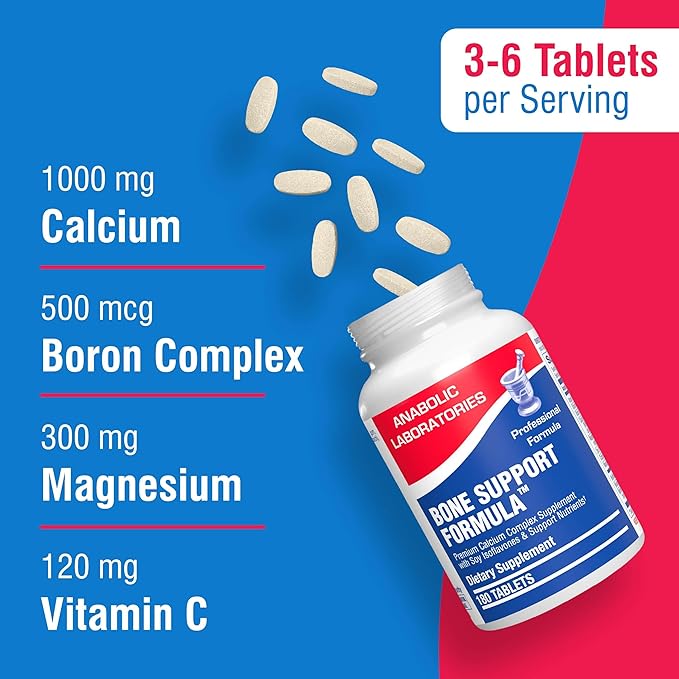 Anabolic Laboratories Bone Support Calcium Complex 180 Tablets