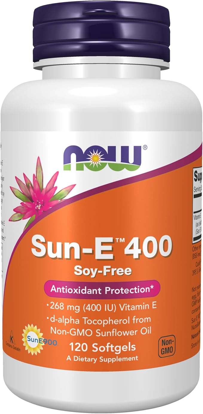 NOW Supplements, Sun-E™ 400 IU 120 Softgels