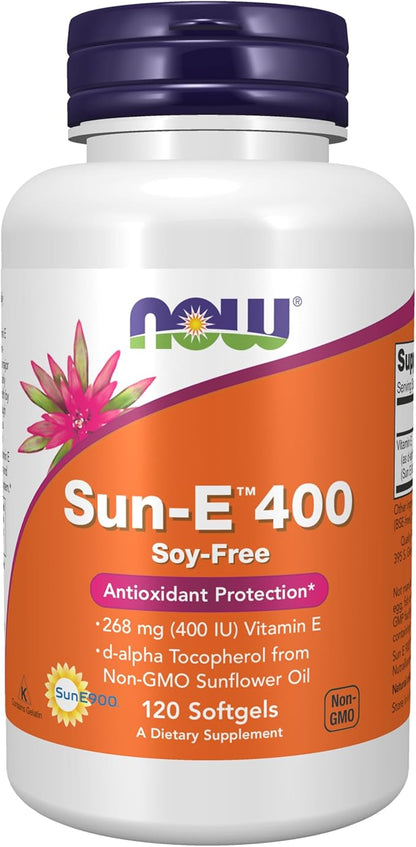NOW Supplements, Sun-E™ 400 IU 120 Softgels