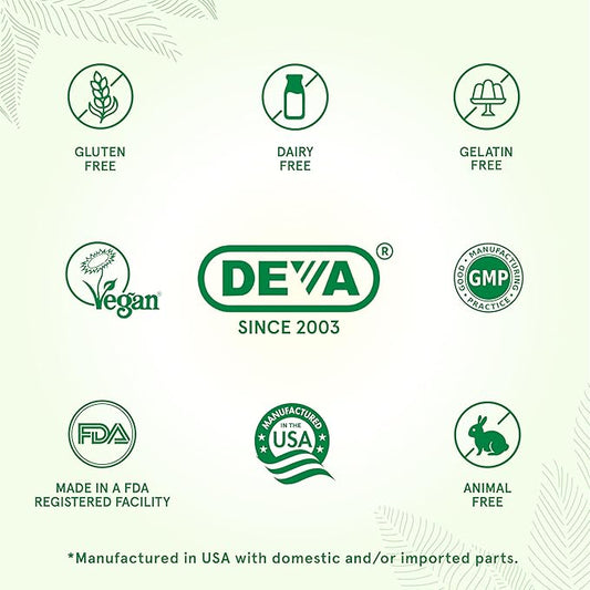 DEVA Vegan Glucosamine MSM & Chondroitin 90 Tablets
