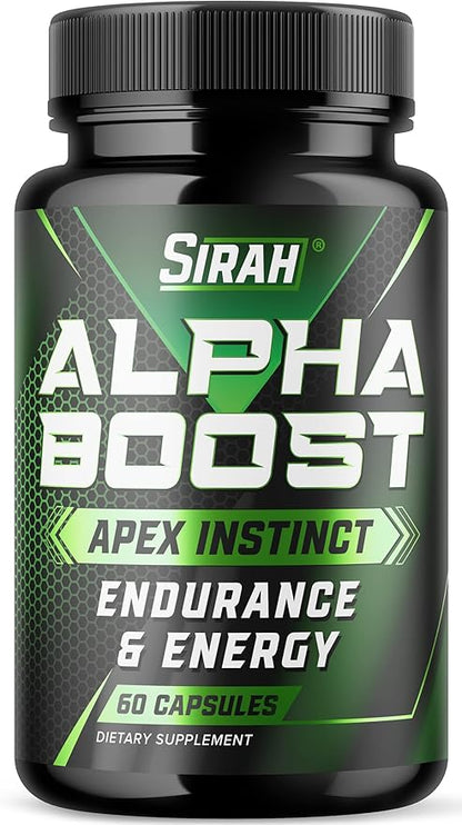 Testosterone Booster for Men - Male Enhancing Supplement - Test Booster for Endurance, Drive, Stamina, Strength, Size, Libido & Lean Muscle Growth - Supports Healthy Blood Circulation - 120 Pills