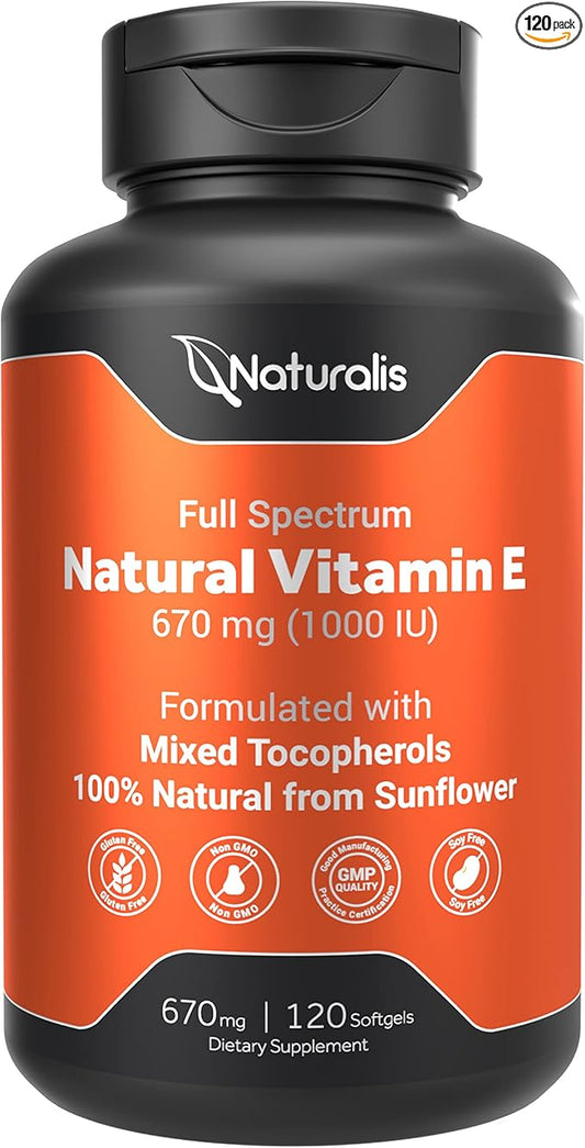 Naturalis Sunflower Vitamin E 670mg (1000 120 Softgels