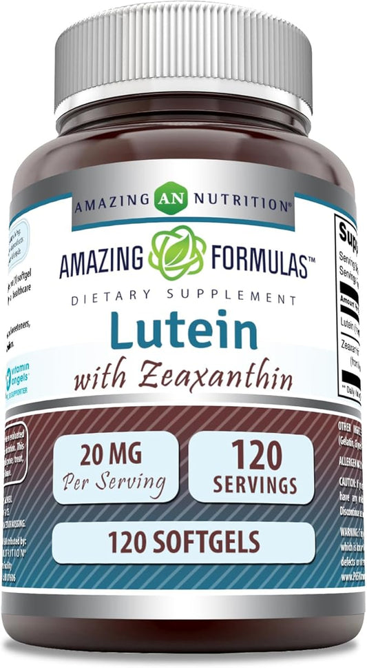 Amazing Formulas Lutein 20 mg 800 mcg (120 Count)