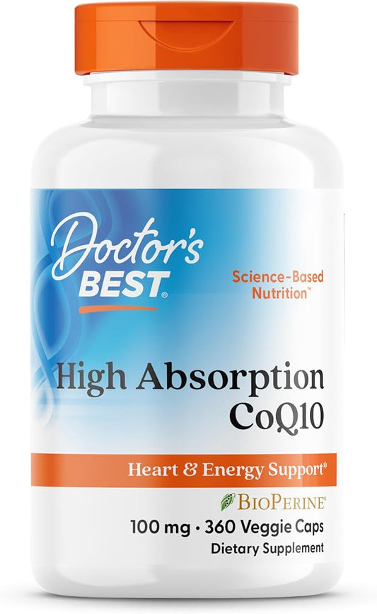 Doctor's Best High Absorption CoQ10 100 mg 360 Veggie 1)