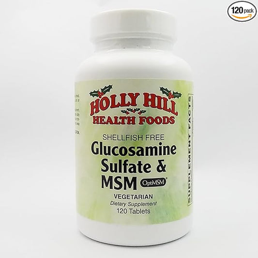 Glucosamine Sulfate and MSM (Shellfish Free), 120 Vegetarian