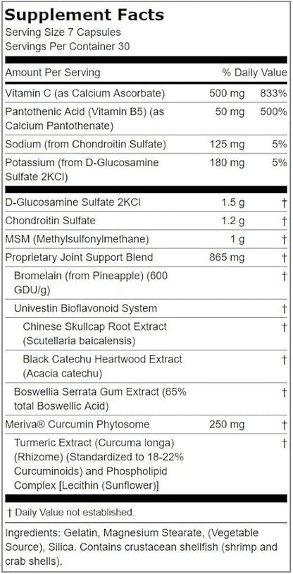 Lindberg Ultra Joint Support Supplement 210 Capsules