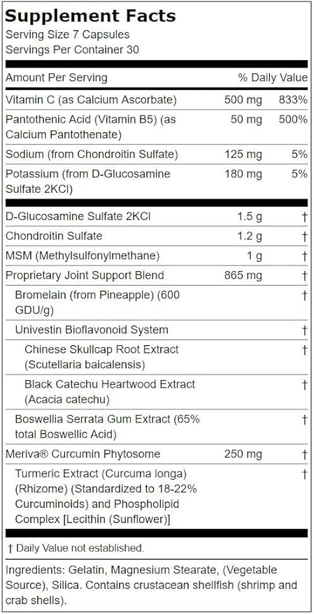 Lindberg Ultra Joint Support Supplement 210 Capsules