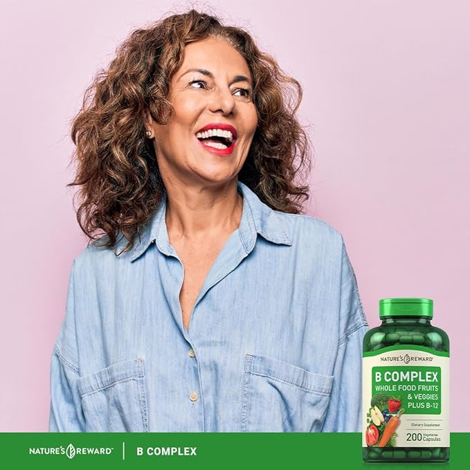 Piping Rock B Complex with Whole 200 Capsules B-12 |