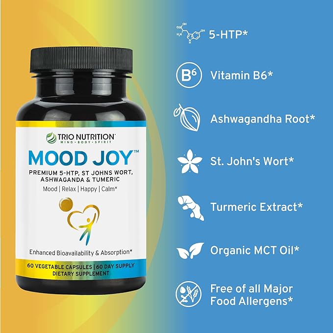 Trio Mood Joy 5-HTP, St 60 Day