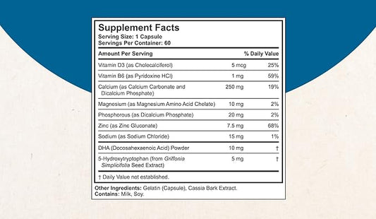 Grow Power - Height Pills K2, Vitamin D3 - 10+ Height 60 Growth