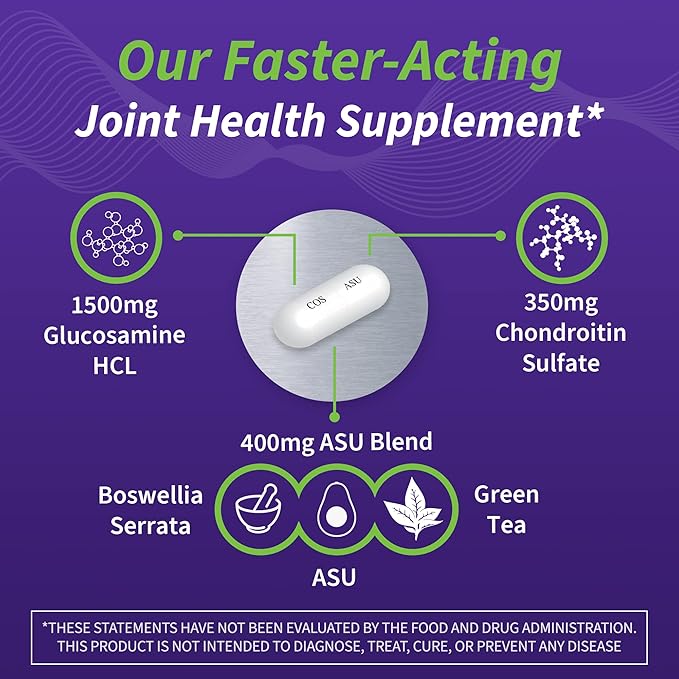 Nutramax Cosamin® ASU Joint Health Supplement 180 Capsules