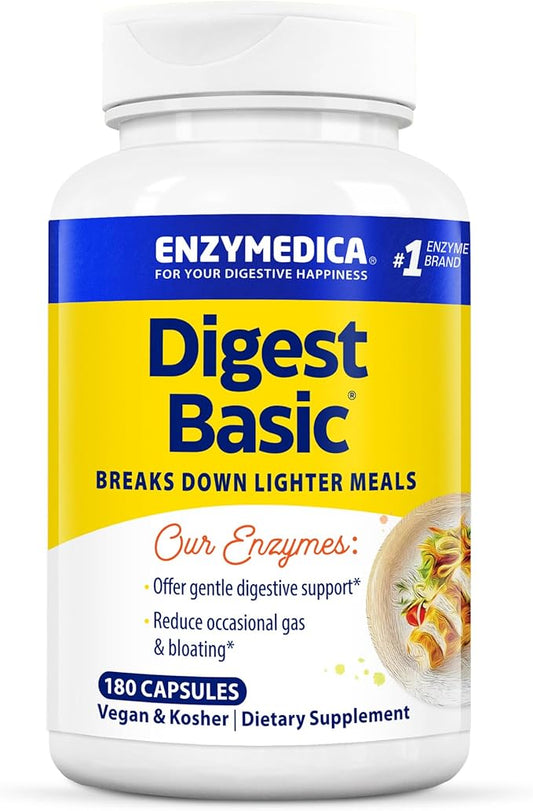 Enzymedica Digest Basic, Digestive Enzymes 180 Count
