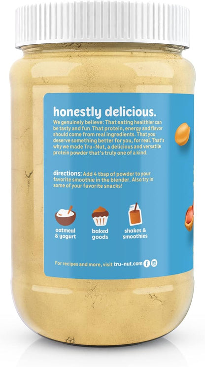 Tru-Nut Plant Based Peanut Butter Protein Powder 16oz