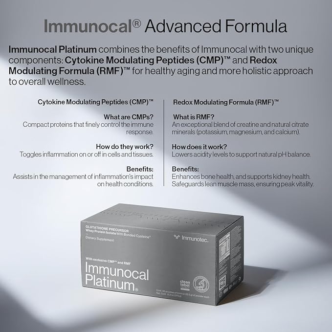 Immunocal Platinum® Glutathione Precursor – Whey 30 Servings